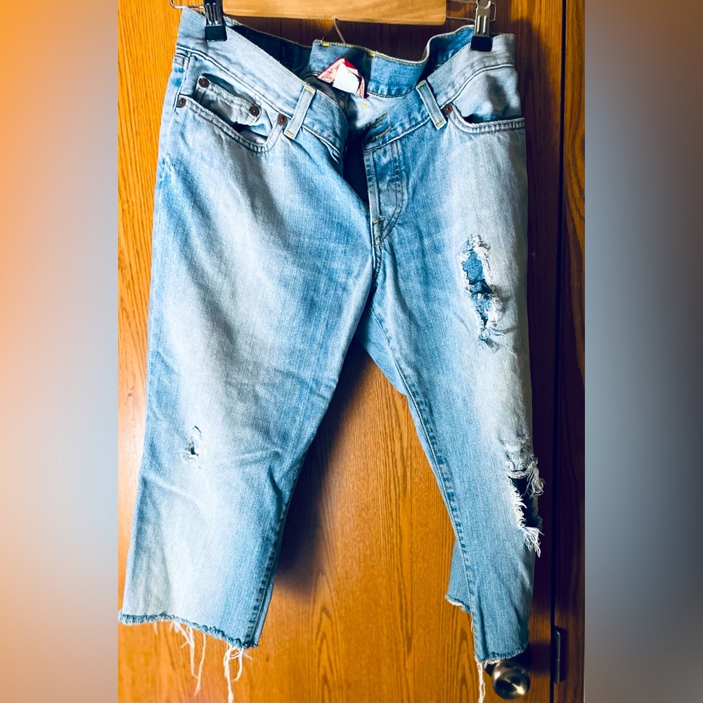 Lucky brand cut off jeans for sale